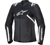 Alpinestars Stella T-SPS Air V2 Textile Motorcycle Summer Jacket - Black / White