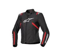 Alpinestars Stella T-SPS V2 waterproof Ladies Motorcycle Textile Jacket, black-red, size M for Women