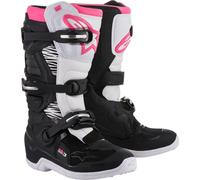 Alpinestars Stella Tech 3 Ladies Moto Motocross MX Boots Black / White / Pink