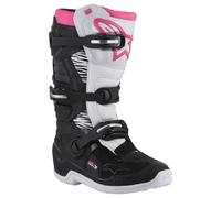 Alpinestars Stella Tech 3 Ladies Motocross Boots, black/hotpink, size 9 (41)