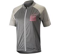 Alpinestars Stella Trail Full Zip SS Ladies Bicycle Jersey, light grey, size L