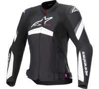 Alpinestars Stella Womens T-GP Plus R V4 Textile Jacket - Black / White