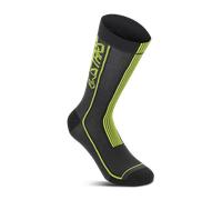 Alpinestars Summer 22 Socks, black-yellow, size S for Men
