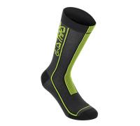 Alpinestars Summer Socks Black Acid Yellow