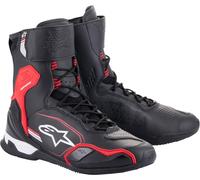 Alpinestars Superfaster Motorcycle Shoes, black-white-red, size 42