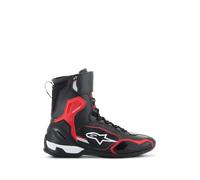Alpinestars Superfaster Motorcycle Shoes, black-white-red, size 46 for Men