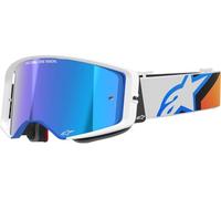 Alpinestars Supertech Corp Absolute Vision Mirror Motocross Goggles, blue/orange, One Size