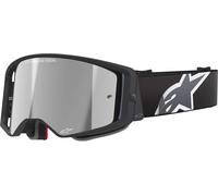 Alpinestars Supertech Corp Absolute Vision Stripe Mirror Motocross Goggles, black/grey, One size