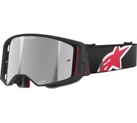 Alpinestars Supertech Corp Absolute Vision Stripe Mirror Motocross Goggles, black/red, One size