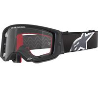 Alpinestars Supertech Corp Absolute Vision Stripe Motocross Goggles, black-grey for Men