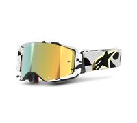 Alpinestars Supertech Corp Absolute Vision Gold Motocross Goggles, white-gold for Men
