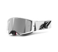 Alpinestars Supertech Corp Absolute Vision Mirror white Motocross Goggles, black-white for Men