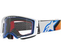 Alpinestars Supertech Corp orange Motocross Goggles, blue-orange for Men