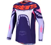 Alpinestars Supertech Dyna Motocross Jersey, purple/pink, size M