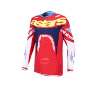 Alpinestars Supertech Dyna Long Sleeve Jersey Red S Men