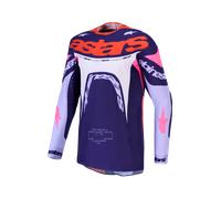 Alpinestars Supertech Dyna MX Jersey Light Violet/Deep/Purple/Pink FluoXXL Light Violet,Deep,Purple,Pink Fluo