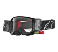 Alpinestars Supertech Firma Roll-Off Motocross Goggles, black/silver, One size