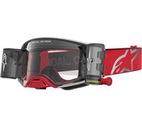 Alpinestars Supertech Firma Roll-Off Motocross Goggles, red/silver, One size