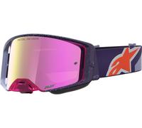 Alpinestars Supertech Hiten Mirror Motocross Goggles, purple/red, One size