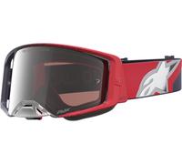 Alpinestars Supertech Hiten Off-road Goggles Red Mirror Silver