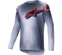 Alpinestars Supertech Lipan Motocross Jersey, grey-orange, size S for Men