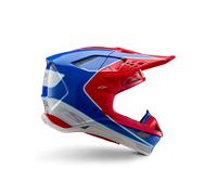 Alpinestars Supertech M10 Aeon Helmet ECE Bright Red Blue Glossy
