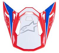 Alpinestars Supertech M10 Aeon Moto Motocross Off-Road MX Helmet Peak Red / Blue