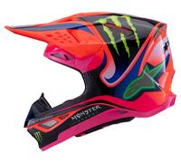 alpinestars Supertech M10 Deegan Monster Motocross Helmet unisex Black/Pink, XL