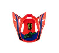 Alpinestars Supertech M10 Deegan Motorcycle Helmet Peak Orange / Purple / Pink