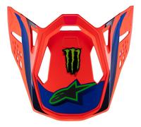 Alpinestars Supertech M10 Deegan Motorcycle Helmet Peak Orange / Purple / Pink