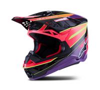 Alpinestars Supertech M10 Era MX Helmet Pink/Violet/YellowM Pink,Violet,Yellow