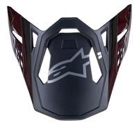 Alpinestars Supertech M10 Fame Moto Motocross MX Helmet Peak Gloss Black