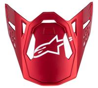 Alpinestars Supertech M10 Flood Moto Motocross Off-Road MX Helmet Peak Red