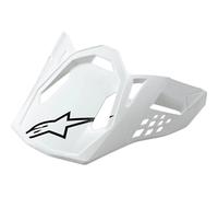 Alpinestars Supertech M10/M8 Moto Motorcycle Motorbike Helmet Peak Gloss White