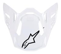 Alpinestars Supertech M10 Moto Motocross Off-Road MX Helmet Peak Gloss White