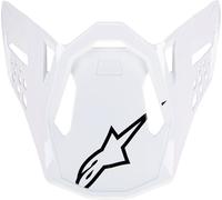 Alpinestars Supertech M10 Motocross Off-Road MX Helmet Peak Gloss White