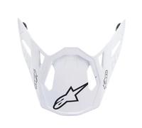 Alpinestars Supertech M10 Motorcycle Helmet Visor - Matte White 89813192000