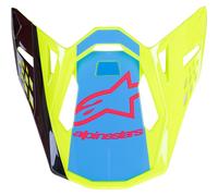 Alpinestars Supertech M10 Unit Moto Motocross MX Helmet Peak Yellow/Black