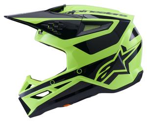 alpinestars Supertech M3 Heat Motocross Helmet M unisex Black/Yellow, M