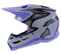 alpinestars Supertech M3 Jettson Motocross Helmet unisex Grey/Lilac, L