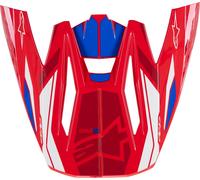 Alpinestars Supertech M5 Action 2 Moto Motocross MX Helmet Peak Red/Blue
