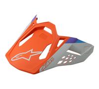 Alpinestars Supertech M8 Motorcycle Helmet Visor - Matte Orange 8981219400