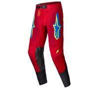 Alpinestars Supertech Maker MX Trousers Bright Red/Fluo Yellow30 Bright Red,Fluo Yellow