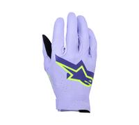 Alpinestars Supertech MX Gloves Lavender Violet Fluo Yellow Motocross Off-Road