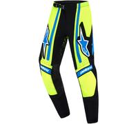 Alpinestars Supertech Nomur Kids Motocross Pants, blue/neon yellow, size 22