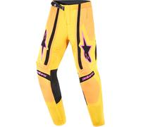 Alpinestars Supertech Nomur Kids Motocross Pants, orange/yellow, size 22