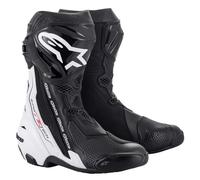 Alpinestars Supertech R Motorcycle Boots, black-white, size 44