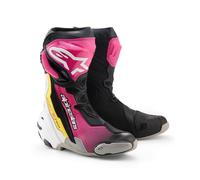 Alpinestars Supertech R Black Magenta White Yellow