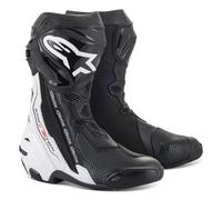 Alpinestars Supertech R Boots Black White Pro MotoGP Racing Motorcycle Riding OY