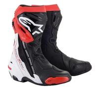 Alpinestars Supertech R Boots Black White Red Pro Racing Motorcycle EU43/UK9